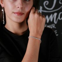 Women’s Silver Plated Strand Bracelet