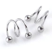 Spiral Piercing Jewelry Set