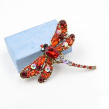 Crystal Vintage Dragonfly Brooches for Women