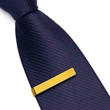 Elegant Set of Tie Clips without Pattern